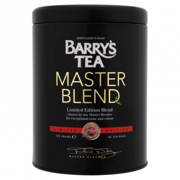 Barry's Tea Master Blend 40 bags in a tin box
